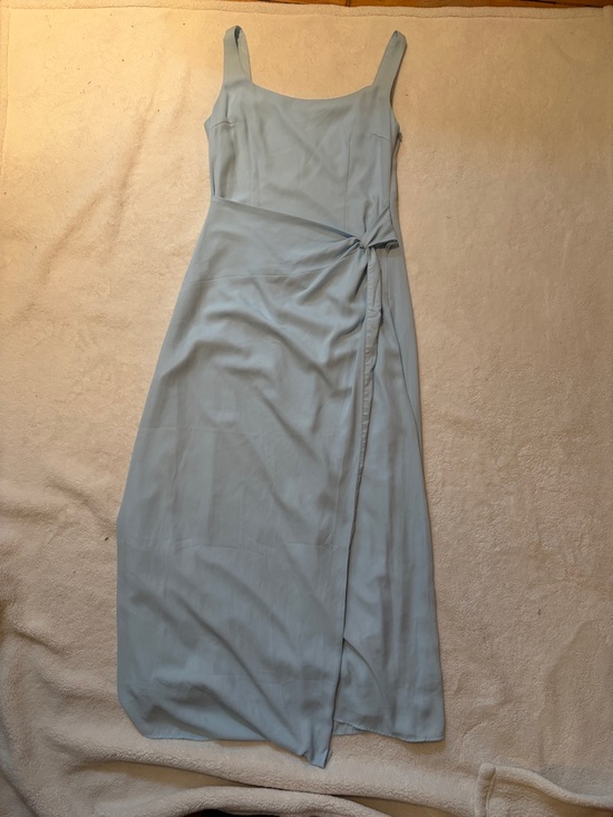 Petal & Pup Dresses & Skirts - Petal & Pup Light Blue Wrap-Style Maxi Dress